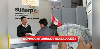 ¿Egresado técnico o universitario? Sunarp lanza convocatoria de trabajo para personas sin experiencia a nivel nacional ¿Egresado técnico o universitario? Sunarp lanza convocatoria de trabajo para personas sin experiencia a nivel nacional