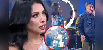Pamela Franco habría bajado a Christian Cueva del escenario por cantar ebrio: "Tranquilo, no te emociones" Pamela Franco habría bajado a Christian Cueva del escenario por cantar ebrio: "Tranquilo, no te emociones"