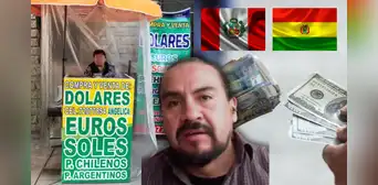 Bolivianos buscan soles y dólares en Perú ante crisis económica y analista de Bolivia afirma: "El 90% son contrabandistas" Bolivianos buscan soles y dólares en Perú ante crisis económica y analista de Bolivia afirma: "El 90% son contrabandistas"
