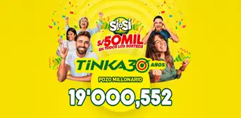 Resultados de la Tinka HOY 18 de diciembre: un afortunado se llevó S/50.000 con el Sí o Sí