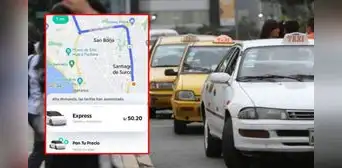 "S/55 de Rímac a San Miguel": Taxis por aplicativos elevan precios en Lima por obras y usuarios exponen su indignación en redes