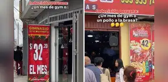 Gimnasio es viral por estar junto a pollería y generan divertidas reacciones: “El gym y el ñam” Gimnasio es viral por estar junto a pollería y generan divertidas reacciones: “El gym y el ñam”