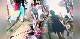 Mujer se enfrenta a delincuente armado y lo ahuyenta a escobazos para evitar robo de su tienda en Iquitos Mujer se enfrenta a delincuente armado y lo ahuyenta a escobazos para evitar robo de su tienda en Iquitos