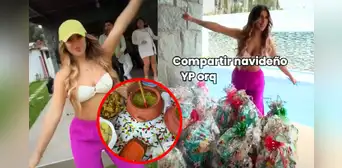 Yahaira Plasencia sorprende a sus empleados con tremenda fiesta por Navidad: buffet, DJ, piscina y canasta de víveres