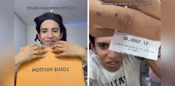 Influencer Valentino se compra sus primeras 'Louis Vuitton' y causa sensación en redes: "Es una reliquia" Influencer Valentino se compra sus primeras 'Louis Vuitton' y causa sensación en redes: "Es una reliquia"