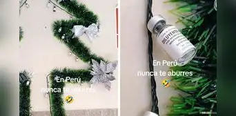 Centro de salud realiza decoración navideña con ampollas y usuarios dicen: “Creatividad peruana” Centro de salud realiza decoración navideña con ampollas y usuarios dicen: “Creatividad peruana”
