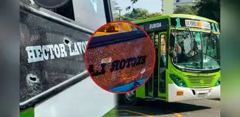 Extorsionadores disparan a chofer de bus que iba con pasajeros en SJM Extorsionadores disparan a chofer de bus que iba con pasajeros en SJM