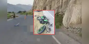 Tragedia en Áncash: motociclista fallece tras colisionar contra un cerro en carretera hacia Huarmey