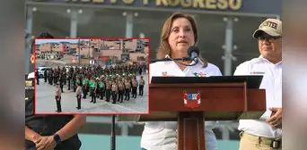 Dina Boluarte agradece 'a la población que la acompaña' en actividad oficial en VMT: ningún vecino estuvo presente Dina Boluarte agradece 'a la población que la acompaña' en actividad oficial en VMT: ningún vecino estuvo presente