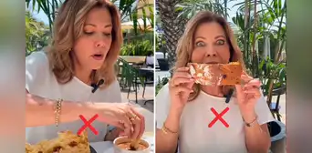 Maritere Braschi causa revuelo al mostrar la forma correcta de comer panetón: “No lo sostengan con las manos” Maritere Braschi causa revuelo al mostrar la forma correcta de comer panetón: “No lo sostengan con las manos”