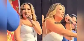 Pamela López debuta como animadora de la Orquesta Candela y lanza fuerte mensaje: "Nos mandan a vender marcianos"