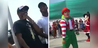 Jefferson Farfán y Roberto Guizasola tuvieron noble gesto con niños en Navidad: repartieron regalos en show infantil