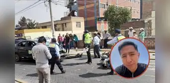 Popular tiktoker Anderson Butrón pide ayuda tras grave accidente: su moto chocó contra auto en Arequipa Popular tiktoker Anderson Butrón pide ayuda tras grave accidente: su moto chocó contra auto en Arequipa