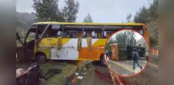 Trágico accidente en Cusco: 2 fallecidos y 17 heridos deja el despiste de bus de la empresa Rápidos Trágico accidente en Cusco: 2 fallecidos y 17 heridos deja el despiste de bus de la empresa Rápidos