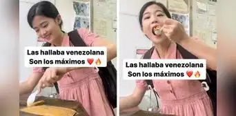 'China Venezolana' se vuelve viral al declararse fanática de las hallacas: "Me encantan"