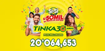 Resultados de la Tinka por Navidad HOY, 25 diciembre: conoce AQUÍ los números ganadores, premios y Pozo Millonario Resultados de la Tinka por Navidad HOY, 25 diciembre: conoce AQUÍ los números ganadores, premios y Pozo Millonario