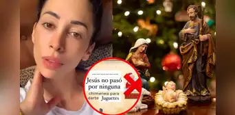 Olinda Castañeda lanza duro mensaje y cuestiona la Navidad: "Jesús no pasó por ninguna chimenea para darte juguetes" Olinda Castañeda lanza duro mensaje y cuestiona la Navidad: "Jesús no pasó por ninguna chimenea para darte juguetes"