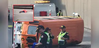 Choque de bus de la Nueva Estrella con auto en Puente Piedra deja un muerto y 10 heridos