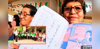 Adultos mayores peruanos culminan la primaria gracias a programa de alfabetización: “Mi papá no quiso enviarme al colegio”