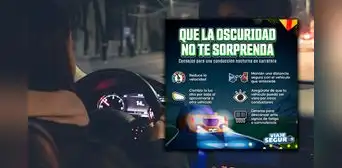 ¿Conducirás de noche este fin de año? Sutrán te aconseja cómo reducir los riesgos que aumentan en la oscuridad
