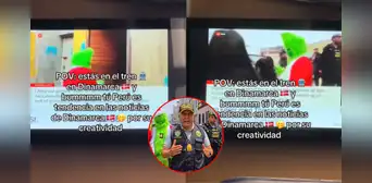 Peruana se sorprende al ver en noticiero de Dinamarca operativo de policía de Perú vestido de Grinch: "Somos tendencia mundial"