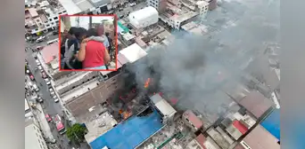 Incendio de grandes proporciones afecta quinta en Breña: más de 20 familias lo pierden todo