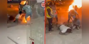 Padre e hijo en condición grave tras incendio de su mototaxi en Lurín: familiar solicita apoyo Padre e hijo en condición grave tras incendio de su mototaxi en Lurín: familiar solicita apoyo