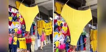 Tienda en Perú es furor por los calzones amarillos que ofrece para Año Nuevo: “Talla XXXXXL” Tienda en Perú es furor por los calzones amarillos que ofrece para Año Nuevo: “Talla XXXXXL”