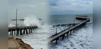 Pescadores se rehúsan a abandonar sus embarcaciones varadas en alta mar por temor a perderlas tras oleaje anómalo en Piura Pescadores se rehúsan a abandonar sus embarcaciones varadas en alta mar por temor a perderlas tras oleaje anómalo en Piura