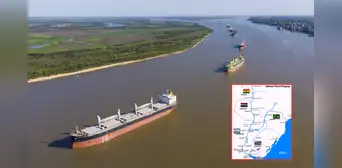 La Hidrovía en Sudamérica que conecta 150 puertos en 5 países: ¿cómo se transformó en una superautopista de cocaína hacia Europa? La Hidrovía en Sudamérica que conecta 150 puertos en 5 países: ¿cómo se transformó en una superautopista de cocaína hacia Europa?