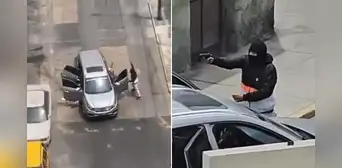 Sujetos armados bajan a chofer de su auto y le roban en Breña: vecinos grabaron atraco y huida Sujetos armados bajan a chofer de su auto y le roban en Breña: vecinos grabaron atraco y huida