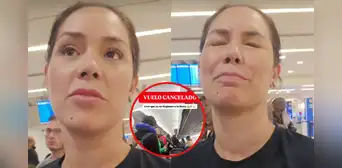 Karen Schwarz y su familia vivieron momentos de angustia por vuelo cancelado antes de Año Nuevo: "No planeamos pasarla así"