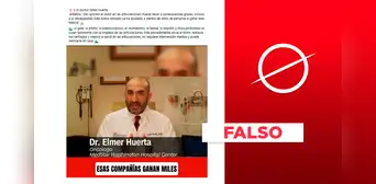 Doctor Elmer Huerta no promueve producto para "curar la artritis": video fue hecho con IA Doctor Elmer Huerta no promueve producto para "curar la artritis": video fue hecho con IA