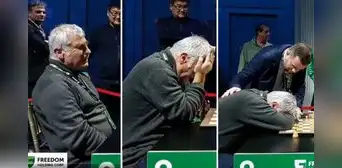 Vasili Ivanchuk, leyenda viva del ajedrez, rompió en llanto tras perder por tiempo en Mundial de partidas blitz Vasili Ivanchuk, leyenda viva del ajedrez, rompió en llanto tras perder por tiempo en Mundial de partidas blitz