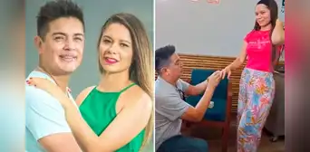Excantante del Grupo 5, Leonard León, sorprende a su novia Olenka Cuba y le pide que se case con él: “El día más esperado”