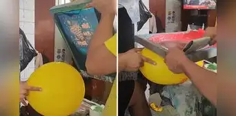 Peruano revela el proceso de los globos con estampado y usuarios quedan atónitos: "¿En serio es uno por uno?"