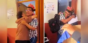 Estudiante de la UNI que trabaja en academia ganó Torneo Internacional de Cálculo y sus alumnos le hacen emotiva sorpresa: "Bravo de bravos"
