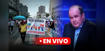 Comerciantes de Mesa Redonda marchan contra López Aliaga HOY: manifestantes cierran av. Abancay e intentan llegar al Congreso Comerciantes de Mesa Redonda marchan contra López Aliaga HOY: manifestantes cierran av. Abancay e intentan llegar al Congreso