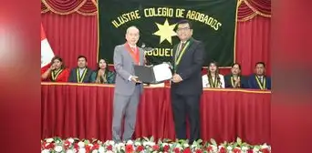 Colegio de abogados reconoció a presidente de la Corte Superior de Justicia de Moquegua Colegio de abogados reconoció a presidente de la Corte Superior de Justicia de Moquegua