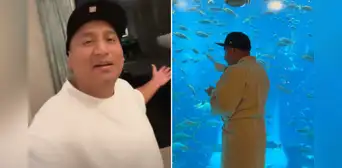 Jorge Luna, de 'Hablando Huevadas', presume sus vacaciones en lujoso hotel submarino en Dubái: "Amanecer aesthetic"