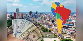 El único país de Sudamérica que tiene como moneda oficial al dólar estadounidense: lo utiliza desde el 2000