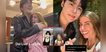 Fiorella Cayo recibe romántica sorpresa de tiktoker Yun tras coqueteos en vivo: "Solo viajé para verte" Fiorella Cayo recibe romántica sorpresa de tiktoker Yun tras coqueteos en vivo: "Solo viajé para verte"