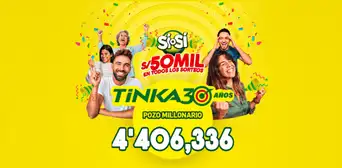 Resultados de la Tinka HOY, miércoles 08 de enero: números ganadores, premios y el Pozo Millonario