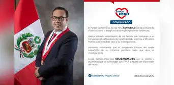 Somos Perú suspendió militancia de congresista José Jerí tras denuncia por violación sexual