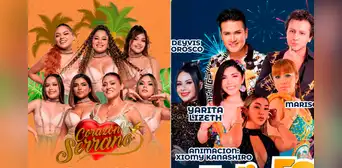 Conciertos en Lima del 10 al 12 de enero con Corazón Serrano, Armonía 10, Pamela Franco, Deyvis Orosco y más artistas Conciertos en Lima del 10 al 12 de enero con Corazón Serrano, Armonía 10, Pamela Franco, Deyvis Orosco y más artistas