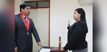 Juramenta magistrada para el Juzgado de Familia de Paita Juramenta magistrada para el Juzgado de Familia de Paita