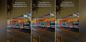 Joven graba 'actividad paranormal' en la estación de Barranco y usuarios bromean: "Es el Metropolitano fantasma" Joven graba 'actividad paranormal' en la estación de Barranco y usuarios bromean: "Es el Metropolitano fantasma"