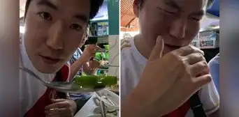Coreano probó comida arequipeña, pero se comió una tajada de rocoto: “Más picante que el mexicano” Coreano probó comida arequipeña, pero se comió una tajada de rocoto: “Más picante que el mexicano”