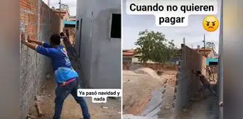 Dueño se negó a pagar y obreros toman drástica decisión: "Aquí no se trabaja gratis" Dueño se negó a pagar y obreros toman drástica decisión: "Aquí no se trabaja gratis"