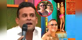 Christian Domínguez publica reveladora foto de Karla Tarazona en la playa y sorprende a usuarios: "Te pillé"